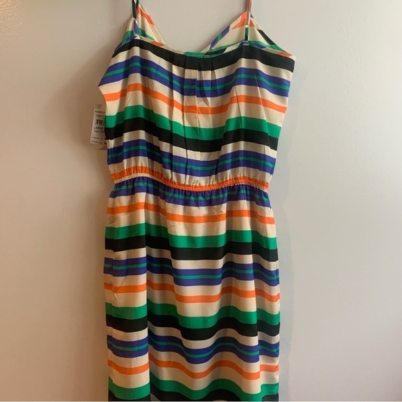 NWT Collective Concepts Colorful Striped Tank Mini Dress Size Large - Picture 10 of 13